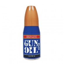 Sometimes silicone lube just is not an option, especially with high quality silicone based toys. So gun oil produced this water based alternative with the same attention to the user as is found in their premium silicone product. It is condom safe, hypoallergenic, and will not stain fabrics.